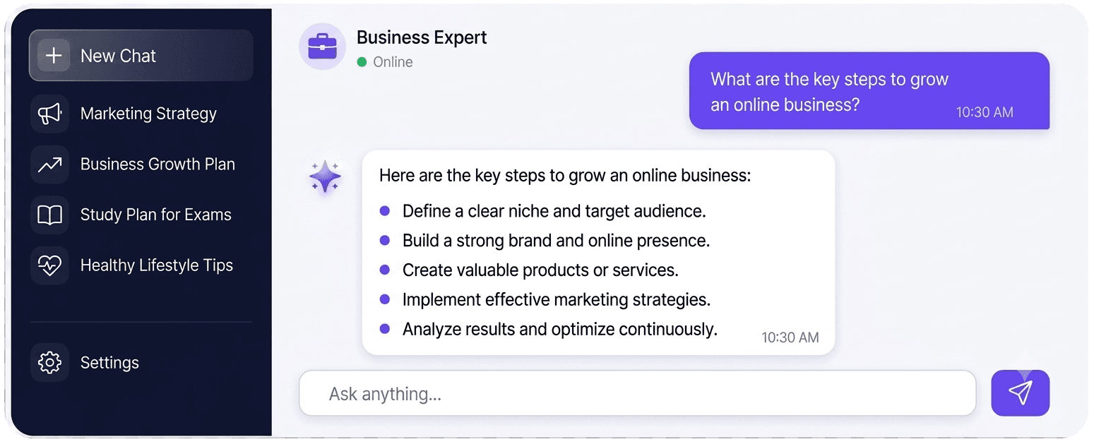 AI Chat Interface